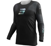 Shot Aerolite Space Maillot de motocross, noir, Taille S