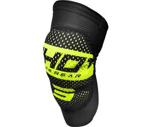 Shot Airlight Protecteurs de genou, noir/jaune, Taille M/L