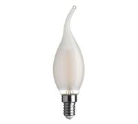 SHOT Ampoule LED Coup de Vent E14 6,5W - 806 lm - 2700 K - Verre Dépoli - Filament - Équivalente 60 W