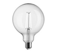SHOT Ampoule LED Globe Ø125 mm E27 - 1521 lm - 3000 K - Filament Blanc Pur - Design Épuré et Puissant