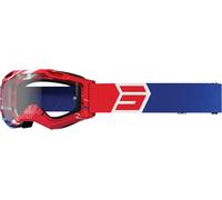 Shot Assault 2.0 Drop Lunettes de motocross, bleu/rouge, Taille unique