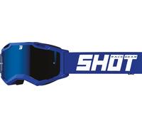 Shot Assault 2.0 Iridium Lunettes de motocross, bleu pour homme