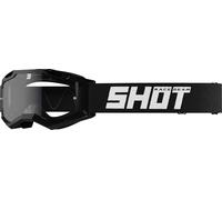 Shot Race Gear Assault 2.0 Solid Enduro Off-road Goggles Noir Clear/CAT0