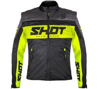 SHOT Blousons et Vestes Softshell Lite Black / Neon Yellow 3XL