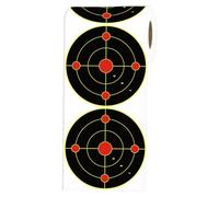 Shot Burst - Lot de 100 feuilles d'autocollants réactifs de 15,2 cm avec effet flash de couleur à contraste élevé et système d'adhérence facile à décoller pour l'entraînement à distance