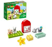 SHOT CASE - LEGO 10949 DUPLO Town Les Animaux de la Ferme Jouet avec Figurines du Canard, Cochon et Chat pour Enfant de 2 Ans et +