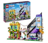 SHOT CASE - LEGO Friends 41732 Les Boutiques de Fleurs et de Décoration, Maquette a Construire et Personnaliser