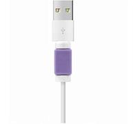 Shot Case - Lot x2 Protege Cable pour Cable Chargeur Iphone Anti-Casse Universel (Couleur Violet)