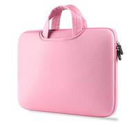 Pochette avec poignée 15 pour Mac PC Housse Protection Sacoche Ordinateur Portable Tablette 15 Pouces (ROSE)