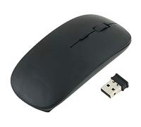 Shot Case - Souris Ultra Plate pour PC ASUS ROG sans Fil USB Universelle Capteur Optique 3 Boutons Couleurs (Couleur Noir)