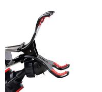 Shot Case - Support Velo pour Sony Xperia XZ Premium Smartphone Guidon Pince GPS Noir Universel 360 Rotatif VTT Cyclisme Universel