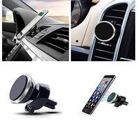 Shot Case - Support Voiture Magnetique pour Smartphone Aimant Noir Ventilateur Universel 360 Rotatif