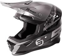 SHOT, Casque cross Furious Storm noir chrome glossy, XS