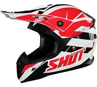 SHOT, Casque cross moto PULSE revenge white red black glossy, XS
