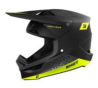 SHOT Casque moto Furious Draw Neon Yellow Matt 2025 XL