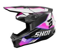 §Casque Cross Shot Lite Astral Bleu-Rose Mat§
