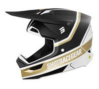 SHOT Casque moto Race Mythic Black / Gold Matt M