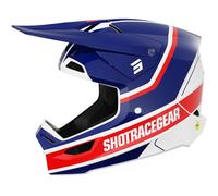 SHOT Casque moto Race Mythic Blue / Red M
