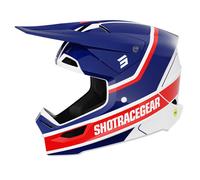SHOT Casque moto Race Mythic Blue / Red M