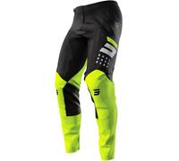 Shot Contact Camo 2.0 Pantalon de motocross, noir-jaune, taille 36 pour homme