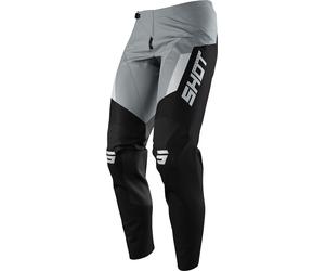 Shot Contact Chase Pantalon de motocross, noir-gris, taille 28 pour homme