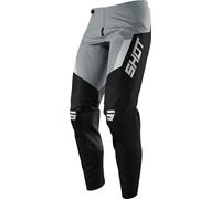 Shot Contact Chase Pantalon de motocross, noir/gris, Taille 30