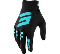 Shot Contact Gants de motocross, noir/bleu, Taille 8