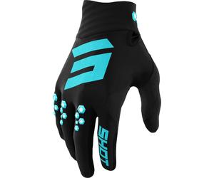 Shot Contact Gants de motocross, noir/bleu, Taille 8
