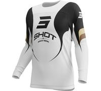 Shot Race Gear Contact Manta Long Sleeve Jersey Blanc XL Homme