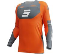 Shot Contact Shield Long Sleeve Jersey Orange M Homme