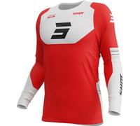 Shot Race Gear Contact Shield Long Sleeve Jersey Rouge L Homme