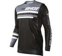 Shot Contact Shining Maillot motocross, noir, taille S pour homme