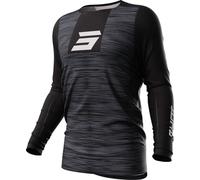 Shot Contact Skill Maillot de motocross, noir/gris foncé, Taille M
