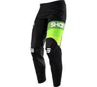 Shot Contact Story Pantalon de motocross, noir/vert, Taille 28