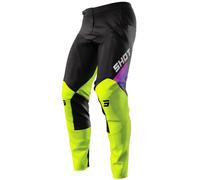 Shot Contact Tracer Pantalon de motocross, noir-jaune, taille 40 pour homme