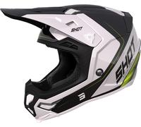 Shot Core Fast Casque de motocross, noir-blanc, taille 2XL pour homme