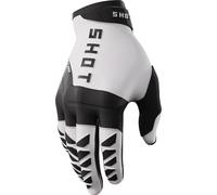 Shot Core Gants de motocross, noir-blanc, taille 2XL pour homme