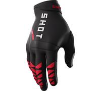Shot Core Gants de motocross, noir-rouge, taille XL pour homme