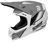Shot Core Honor Casque de motocross, gris-blanc, taille XL pour homme