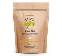 Shot de gingembre bio 200g - Gingembre curcuma mangue cannelle & poivre de Cayenne - Mis en bouteille et contrôlé en Allemagne - Biotiva