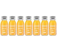 Shot de gingembre - pour un délicieux moment de fraîcheur. Bio et végan. SANS sucre SANS additifs. 7 x 60 ml