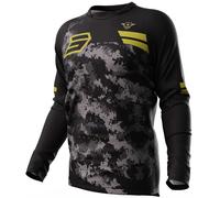 Shot Devo Army Maillot de motocross, Noir/Or, Taille M