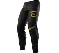 Shot Devo Army Pantalon de motocross, Noir/Or, Taille 26