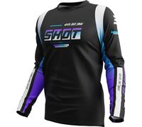 Shot Race Gear Maillot Motocross Devo Block Purple - Taille XXL