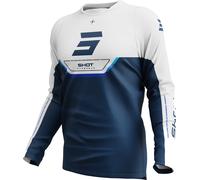 Shot Devo Daytona Maillot de motocross, bleu, taille 2XL pour homme
