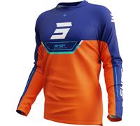 Shot Devo Daytona Long Sleeve Jersey Orange,Bleu XL Homme