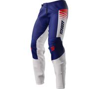 Shot Devo Peak Pantalons de motocross, noir-gris-jaune, taille 38 pour homme