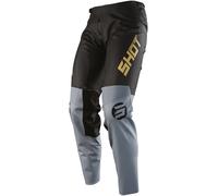 Shot Devo Storm Pantalon de motocross pour enfants, noir-gris, taille 6/7 pour des gamins
