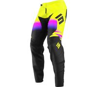 Shot Devo X-Trem Pantalons de motocross, noir/jaune, Taille 36