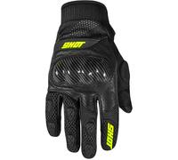 Shot Divers Stunter Race Gants de motocross, Jaune néon, Taille 8